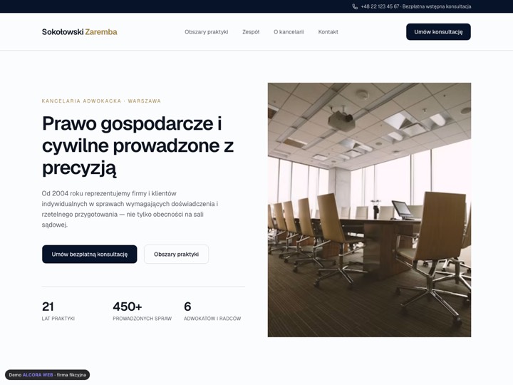 Projekt demonstracyjny: Sokołowski Zaremba